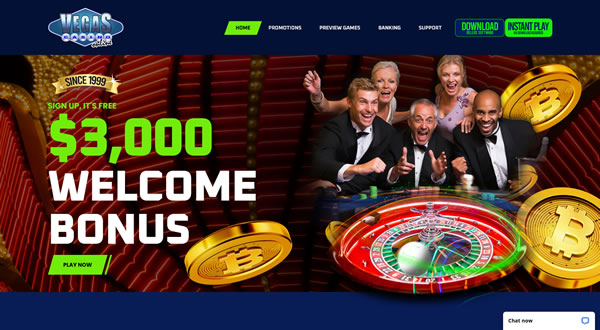 Vegas Casino Online welcome bonus
