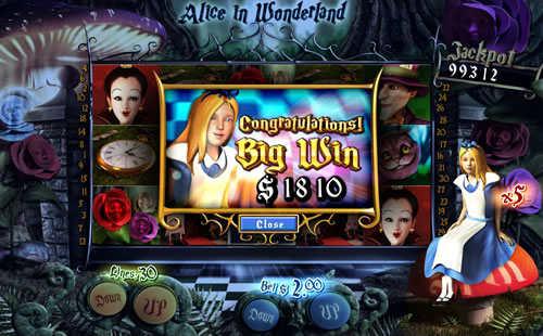 Alice in Wonderland Slotland Slots