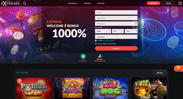 Casino Extreme Review and Rating