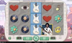 Jimi Hendrix online slot machine