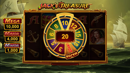 Jack’s Treasure Wheel Bonus