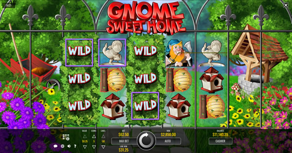 Gnome Sweet Home Rival slot game