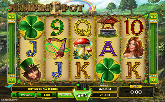Jumpin' Pot Online Slot Machine