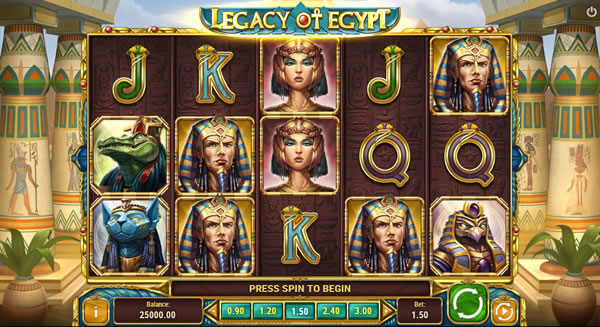 Legacy of Egypt Play'nGo Video Slot
