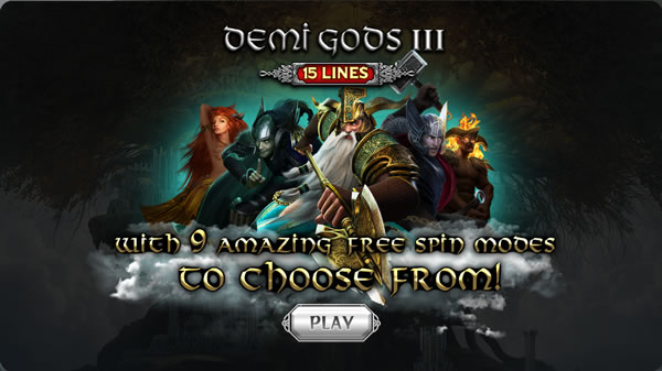 Demi Gods III Slot 15 Lines by Spinomenal