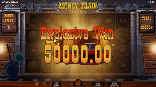 Money Train Online Slot Big Win