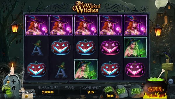 The Wicked Witches Slot by Dragon Gaming