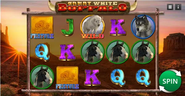 Great White Buffalo slot game