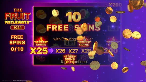 The Fruit Megaways Free Spins