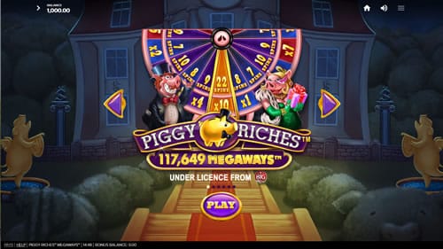 Piggy Riches Megaways Wheel of fortune