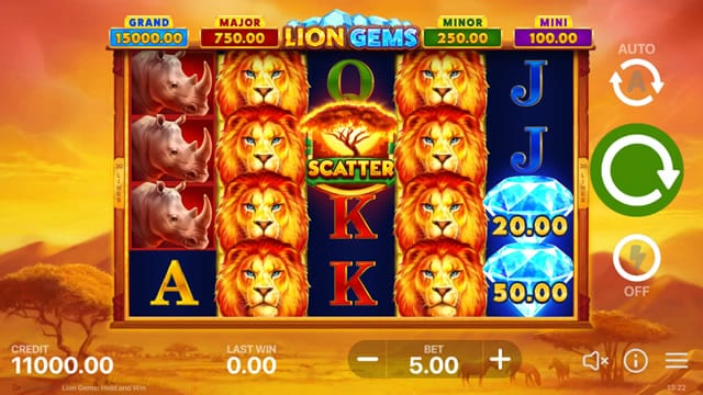 Lion Gems: Hold and Win slot review