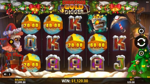 Christmas Gold Digger Hold & Win by iSoftBet