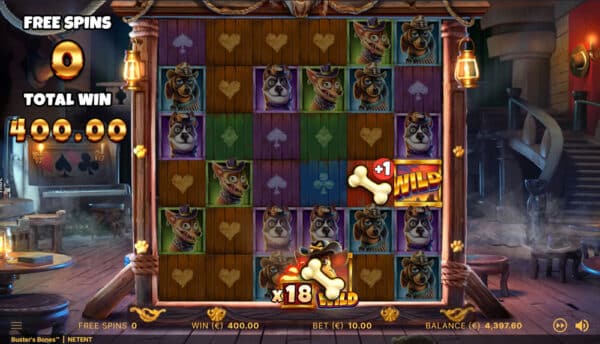 Buster's Bones Free Spins