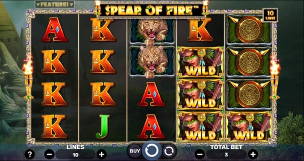 Spear Of Fire Slot by Spinomenal