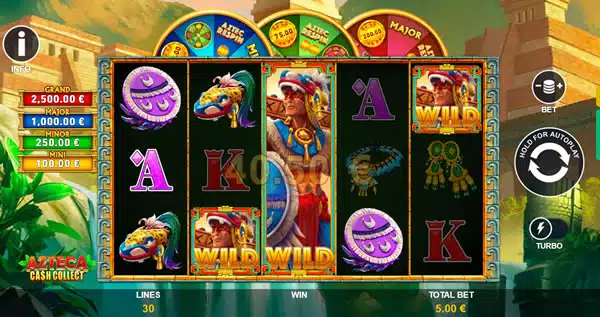 Azteca Cash Collect Free Spins