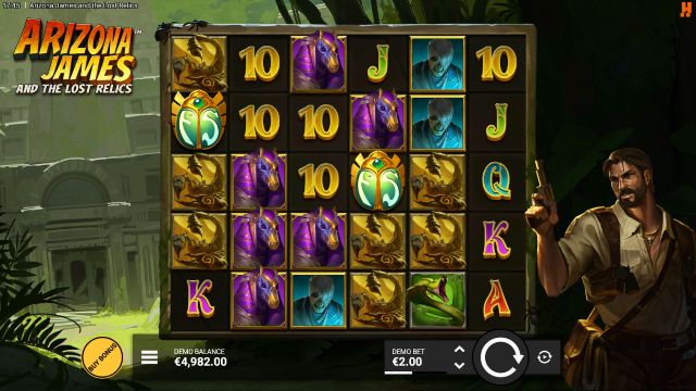 Arizona James and The Lost Relics Slot Review