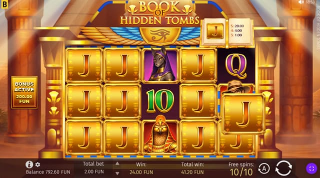 Book of Hidden Tombs Slot review