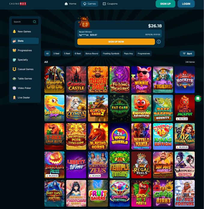CasinoMax Games