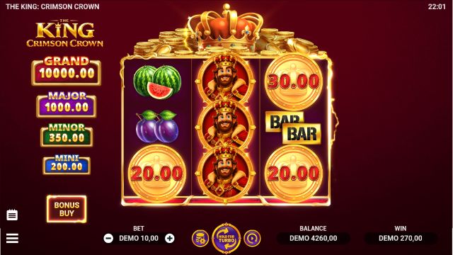The King: Crimson Crown's Slot Review